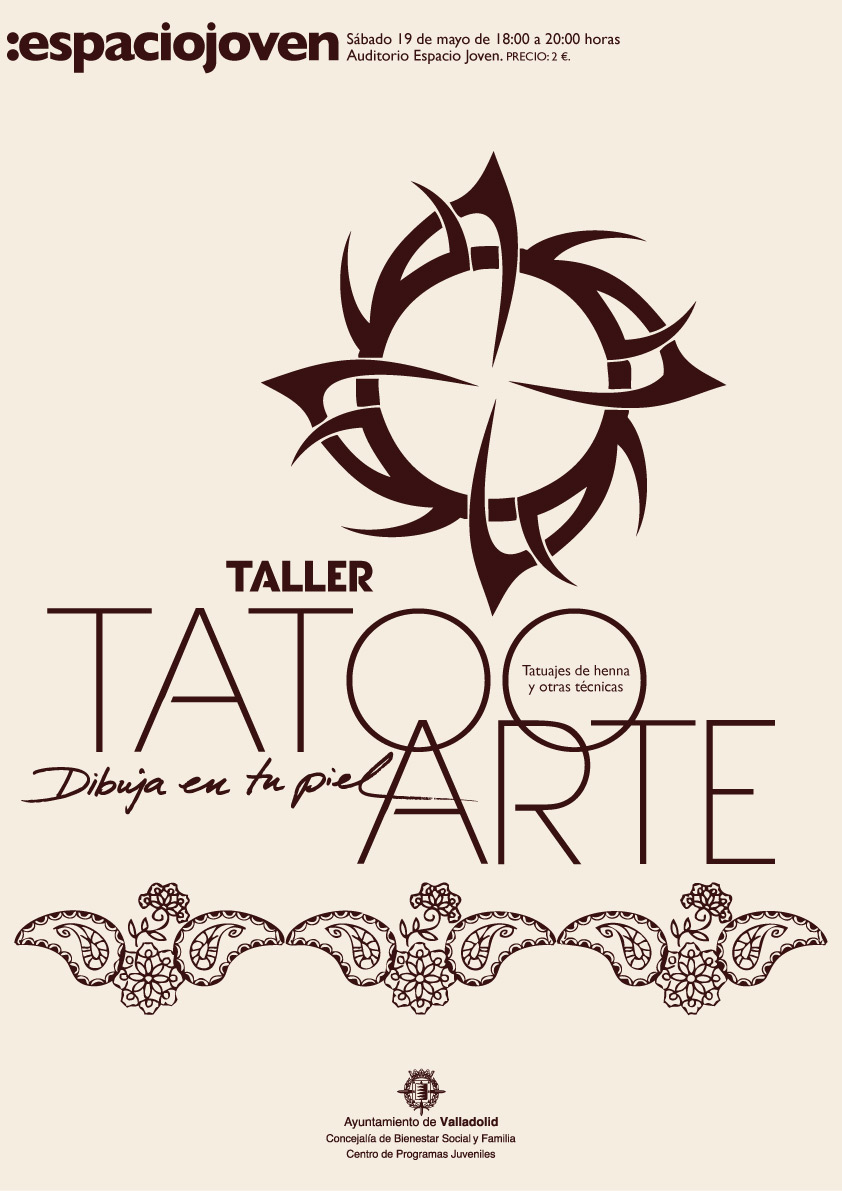 TATOO ARTE. Taller de tatuajes en el Espacio Joven