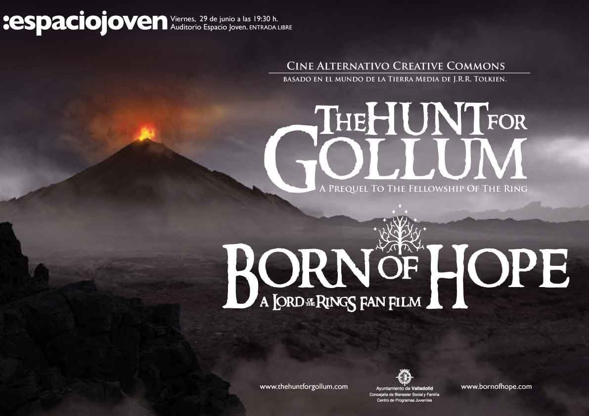 Proyección BORN OF HOPE + THE HUNT OF GOLLUM. Viernes 29 a las 19:30 h.