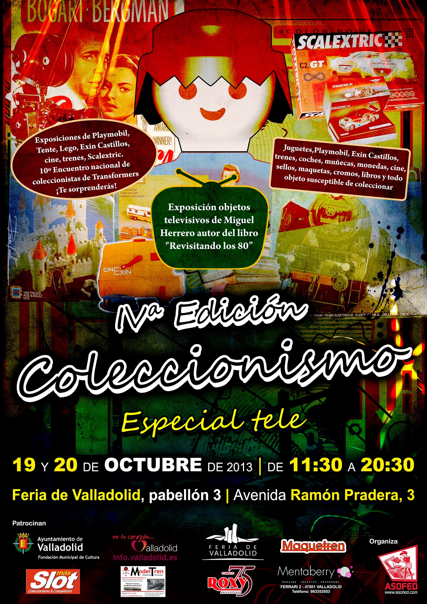 IV Edición de Coleccionismo de Valladolid. Especial TV. Sábado 19 y Domingo 20 de octubre.