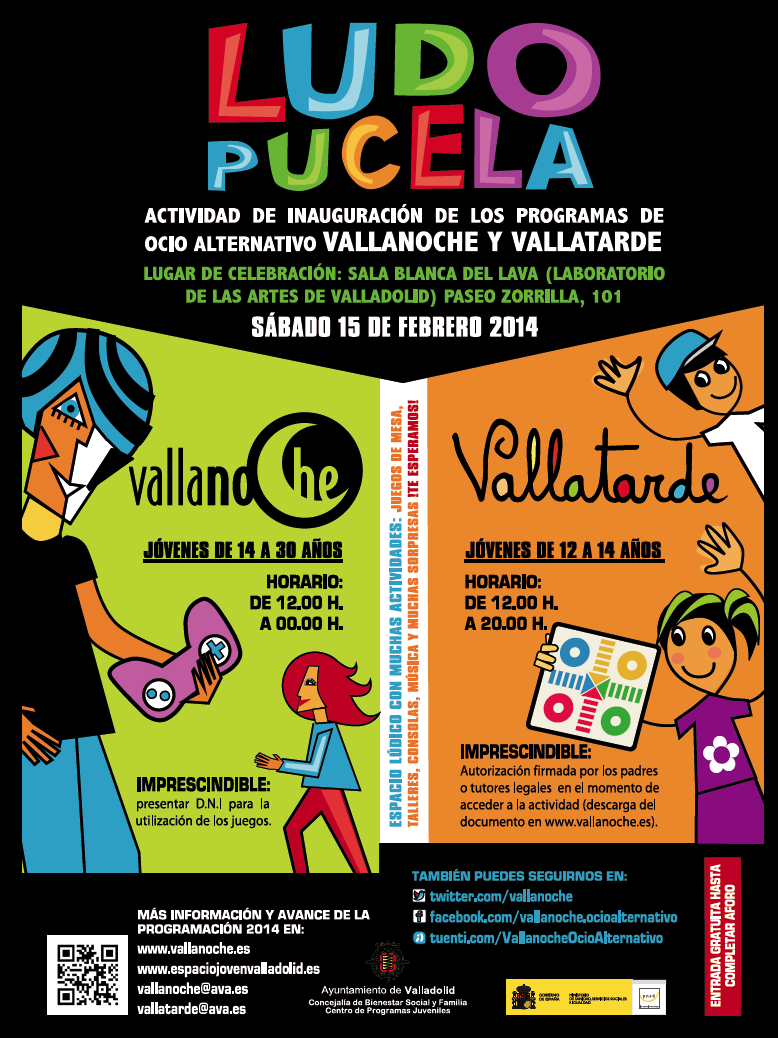 Comienza la edición de primavera de Vallanoche 2014 con la celebración de la I LUDOPUCELA