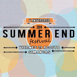 Colabora con la quinta edición del Summer End Festival de Simancas y participa en sus concursos de bandas y cantautores