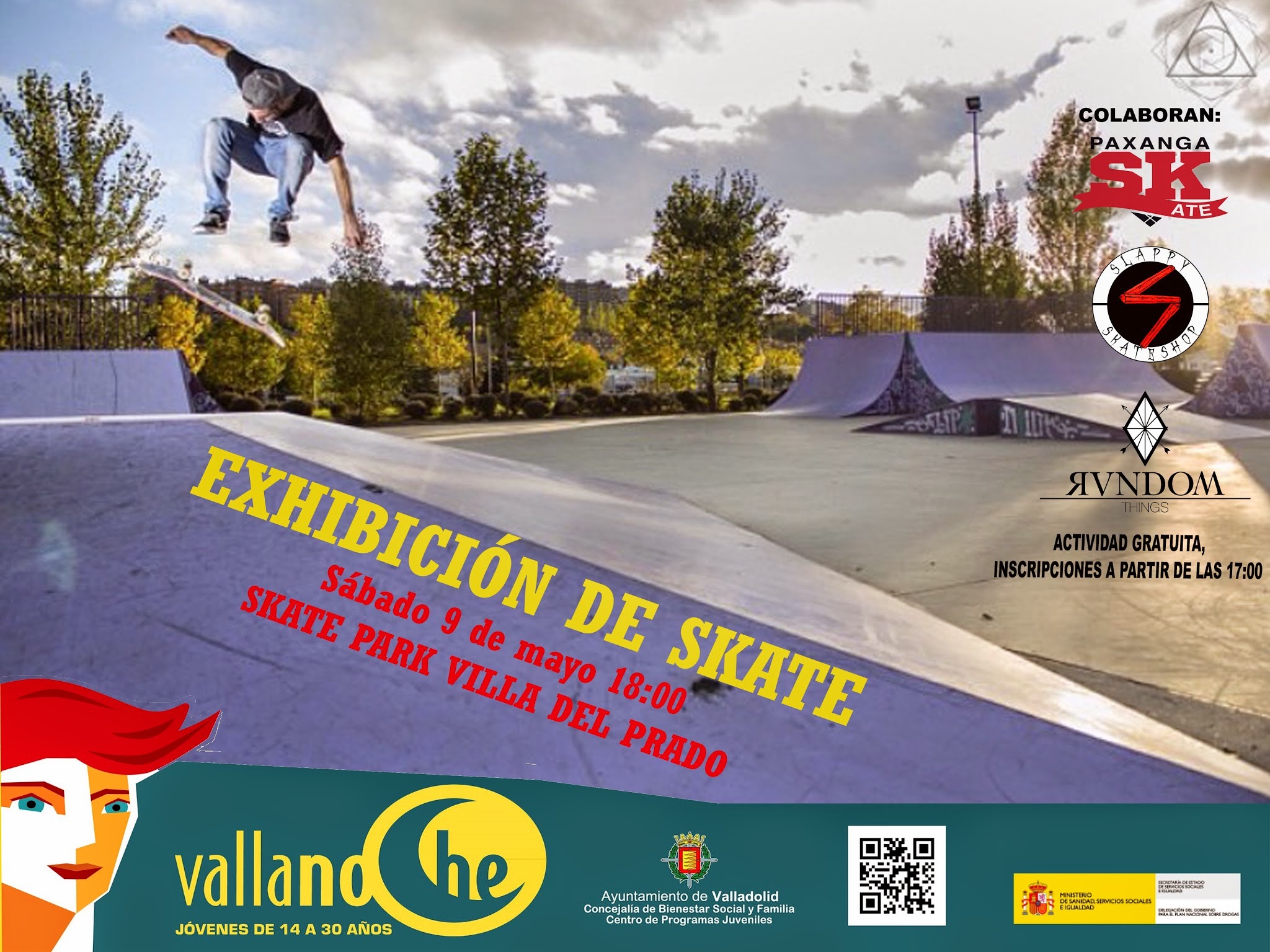 Skate en Vallanoche el 9 de mayo