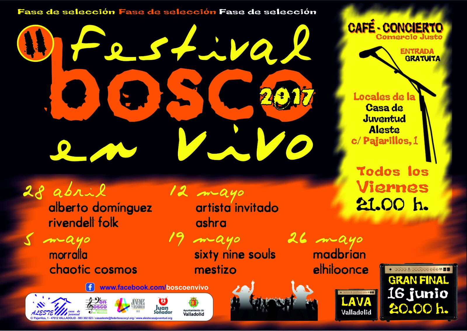 Comienza la fase de selección del II Festival Musical "Bosco en Vivo"