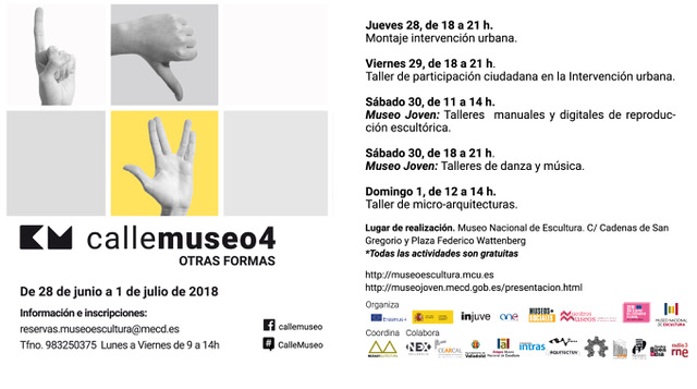 Calle Museo 04 en el Museo Nacional de Escultura. 28.06/01.07.2018