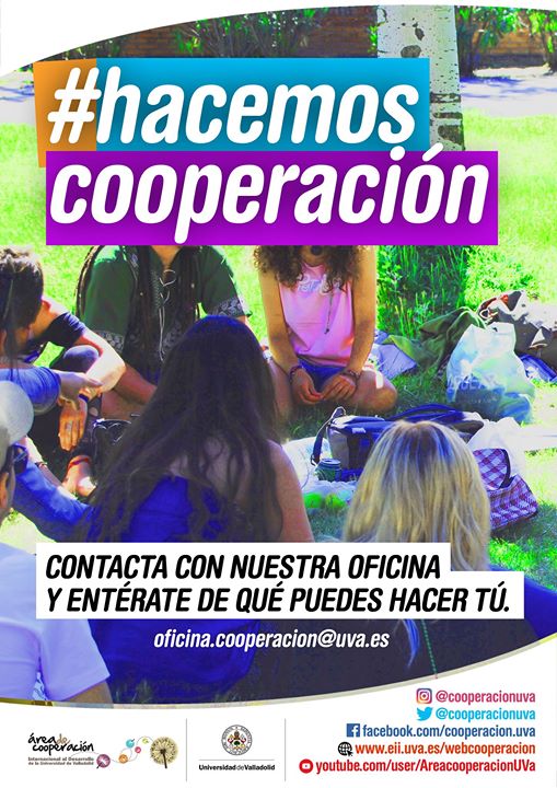 El Área de Cooperación de la Universidad de Valladolid comienza su campaña #Hacemoscooperación
