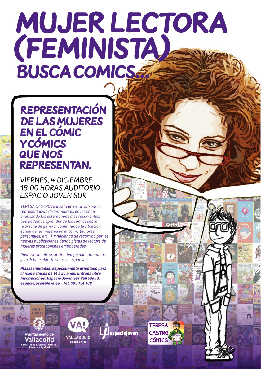 Teresa Castro presenta: Mujer lectora (feminista)  busca cómics