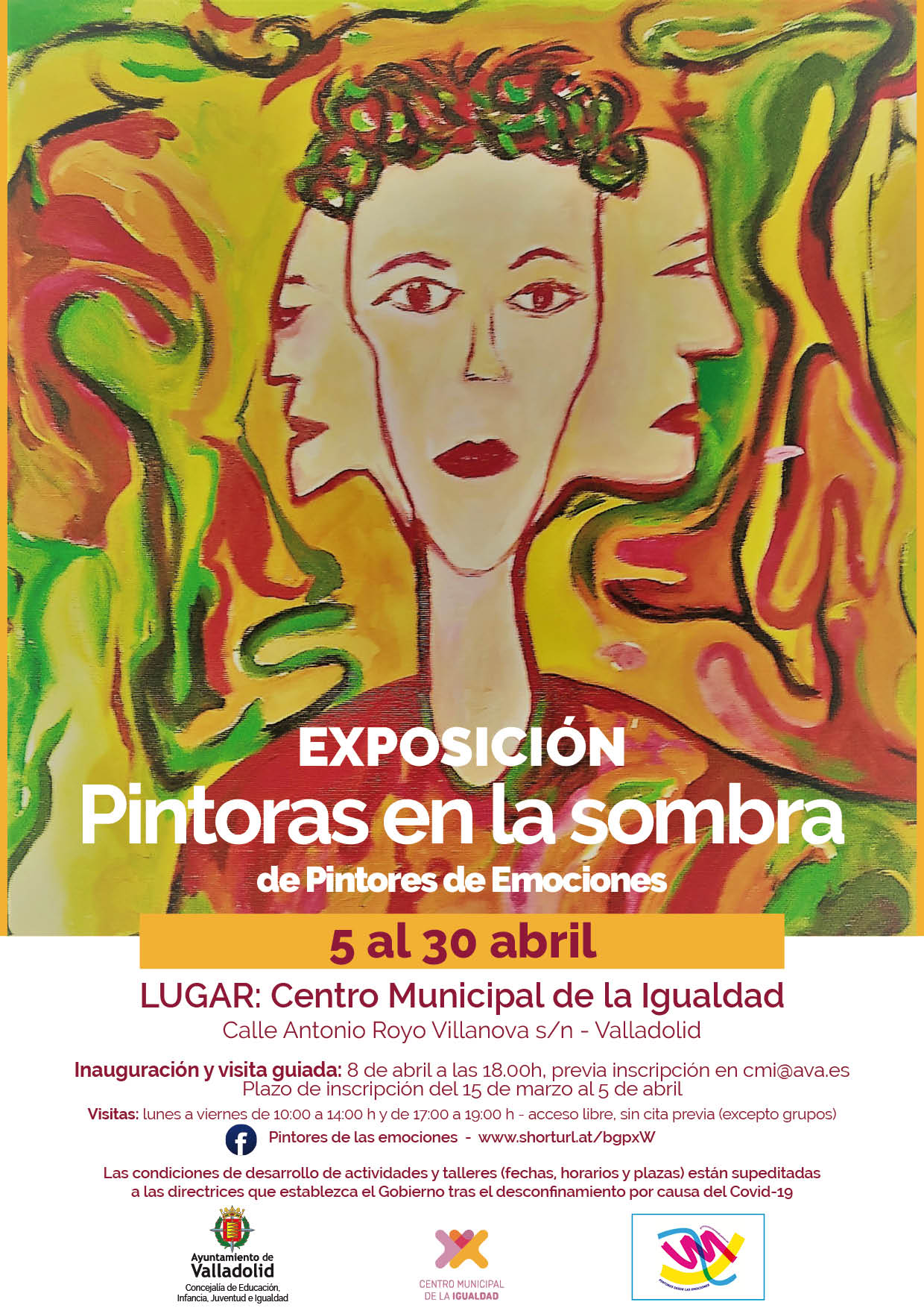 Actividades del Centro Municipal de la Igualdad de Valladolid para el mes de abril.