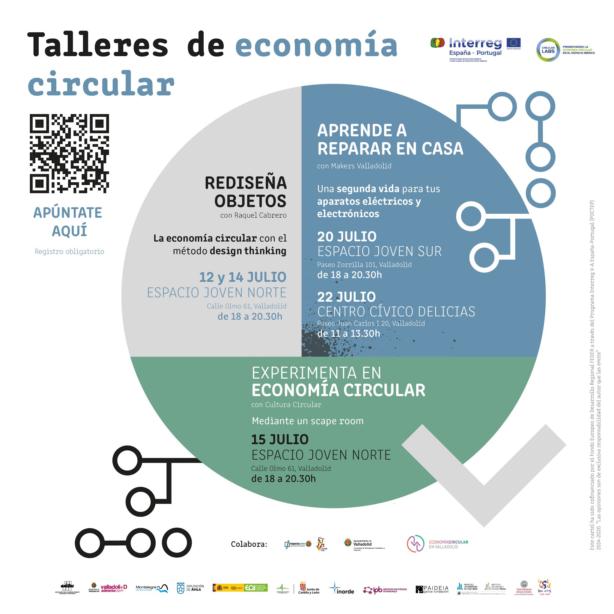 Talleres y Escape Room de Economía Circular en Julio en Valladolid.