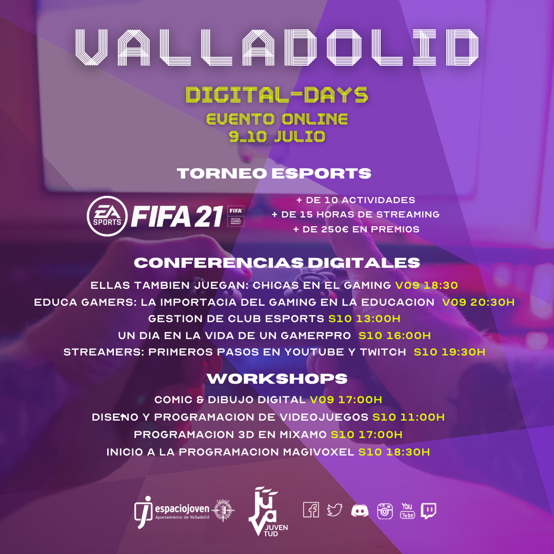 #DigitalDays 2021 en Valladolid. 9 y 10 de julio