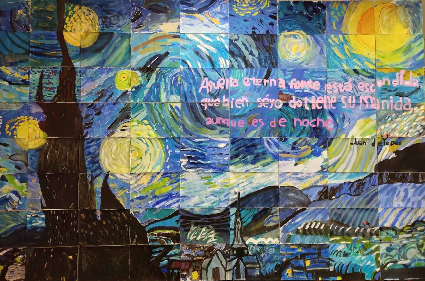 La noche oscura: una propuesta del alumnado de Imaginarte para la sala de exposiciones del Espacio Joven Sur